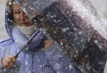 Перший сніг у Львові